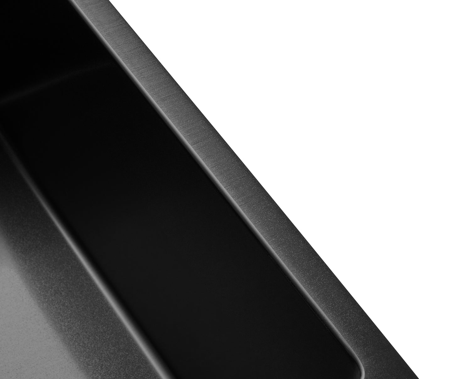Hazel VII Single Bowl Sink with Overflow 440 x 440 x 300mm Gun Metal Black