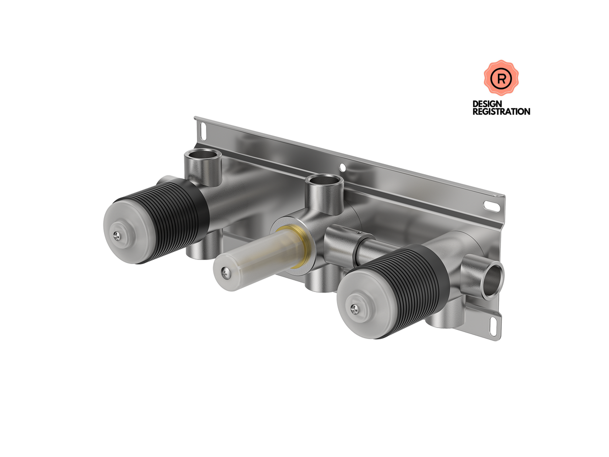 Premium Universal 35mm Twin Wall Mixer Body with Centre Diverter