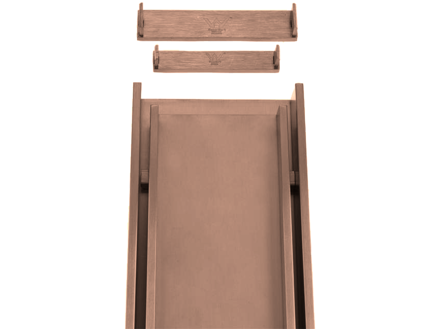 Custom SS316 Tile Insert Linear Floor Grate Brushed Copper VII