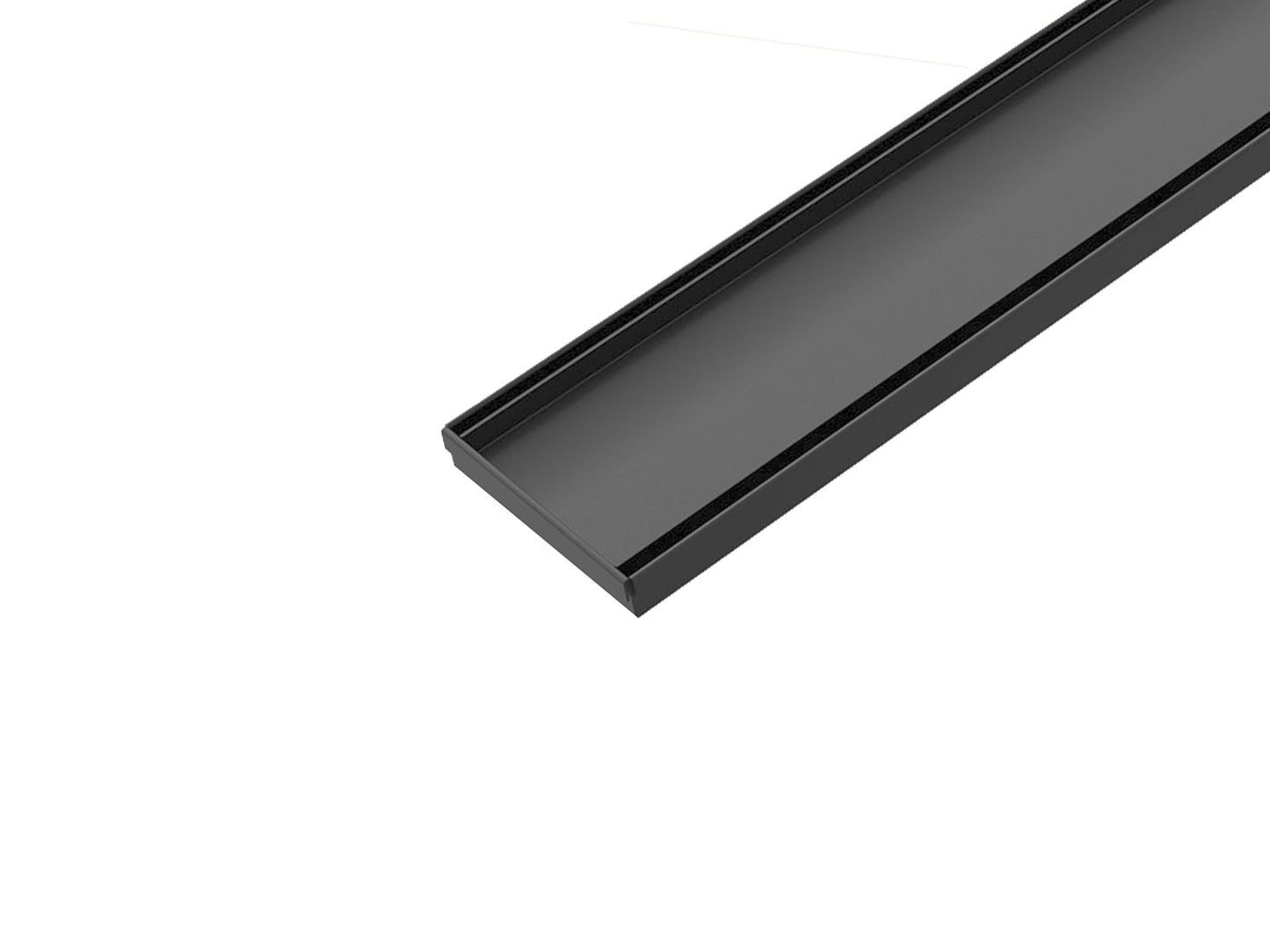 Custom SS316 Tile Insert Linear Floor Grate Gun Metal