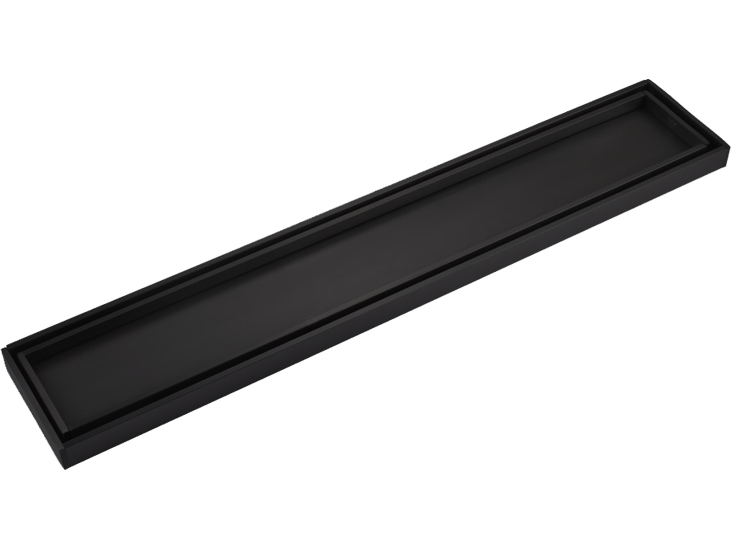 Custom SS316 Tile Insert Linear Floor Grate Matte Black VII