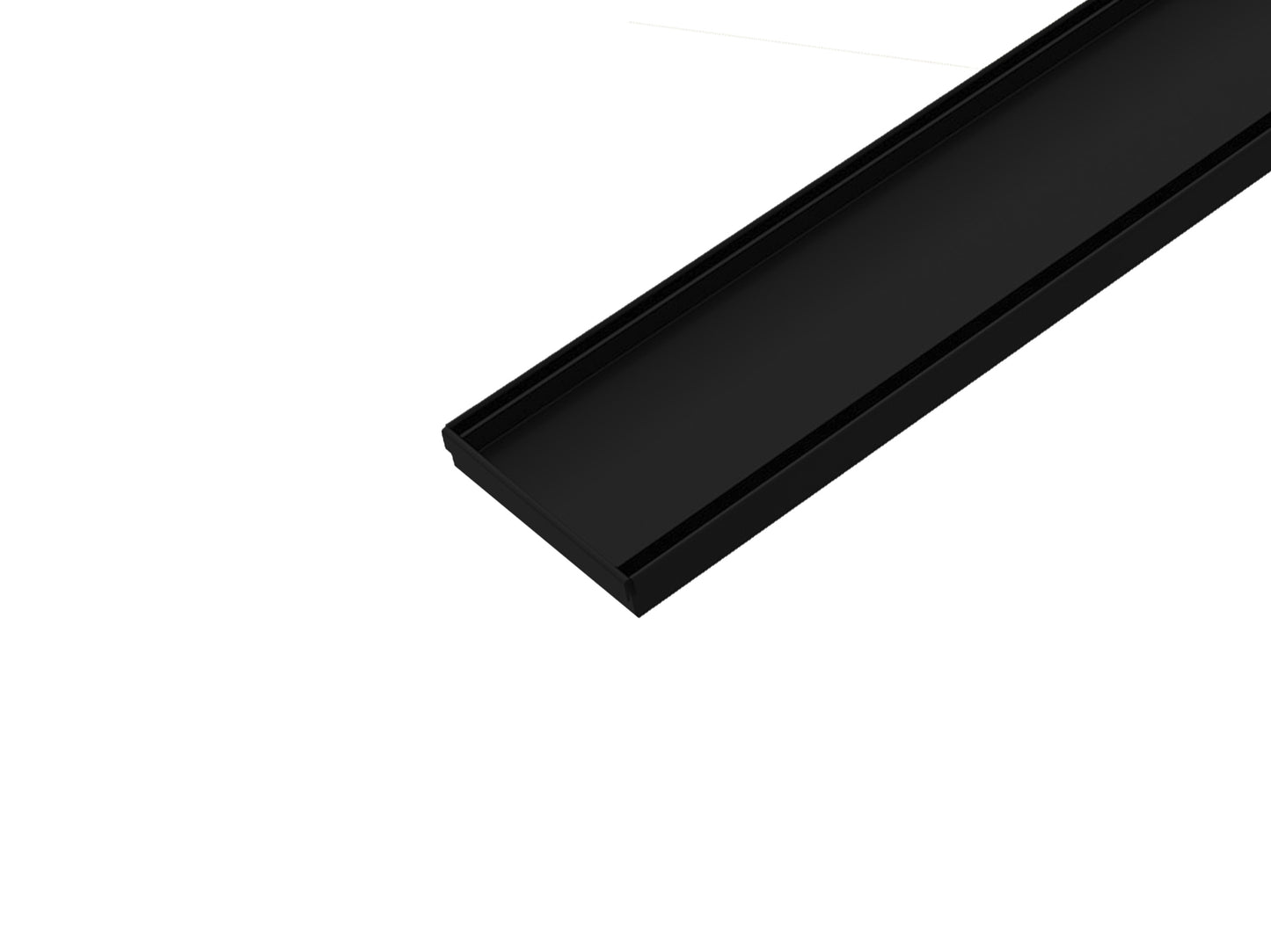 Custom SS316 Tile Insert Linear Floor Grate Matte Black