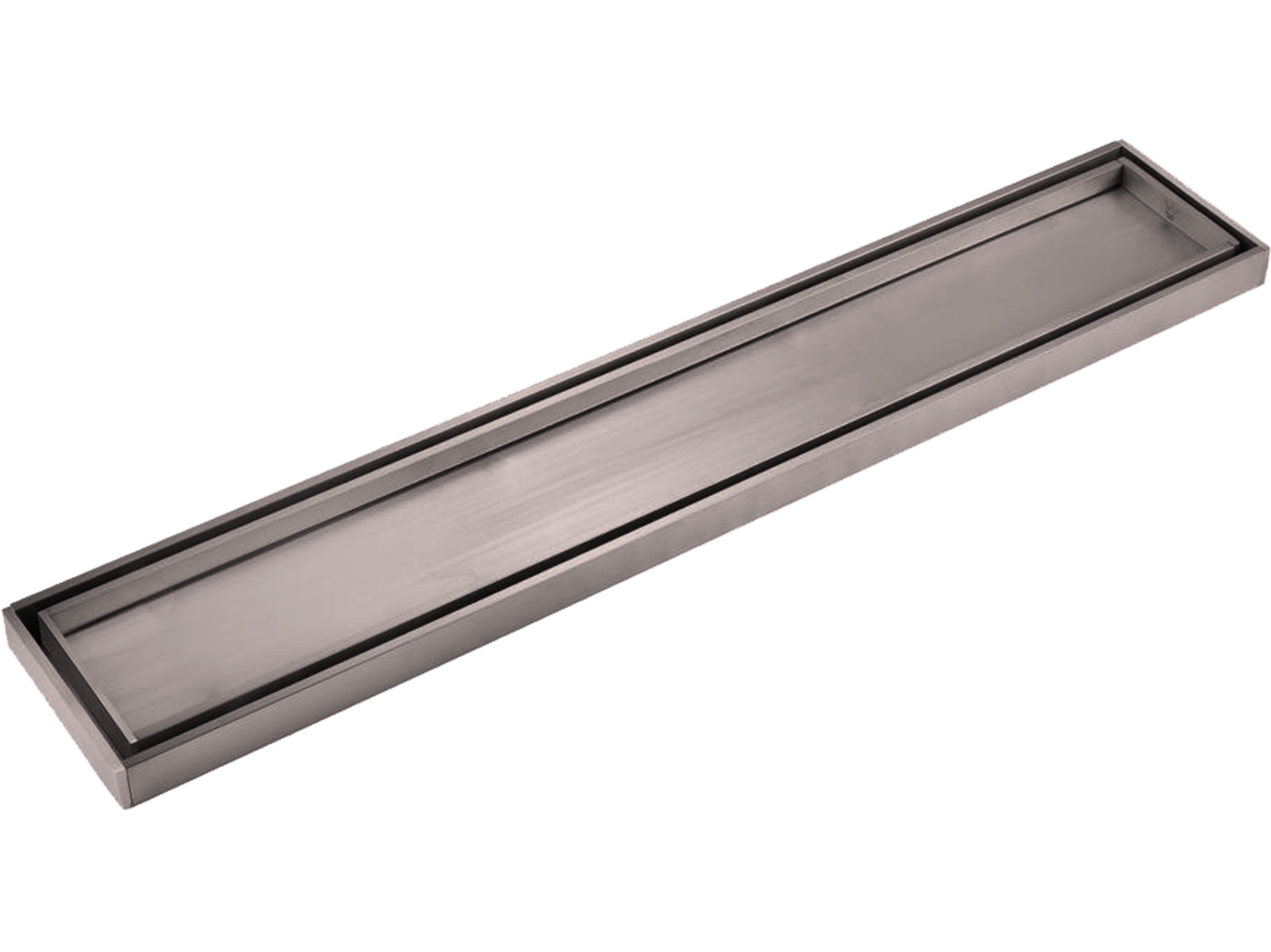 Custom SS316 Tile Insert Linear Floor Grate Rosé