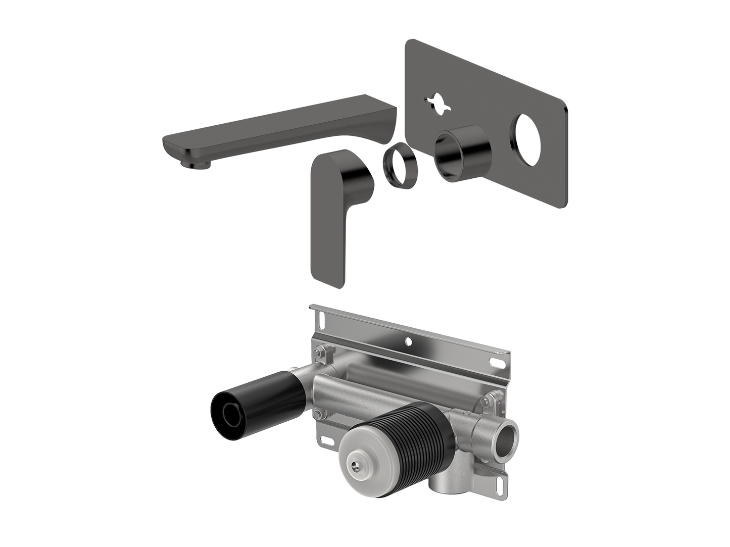 Ash Wall Basin/Bath Mixer
