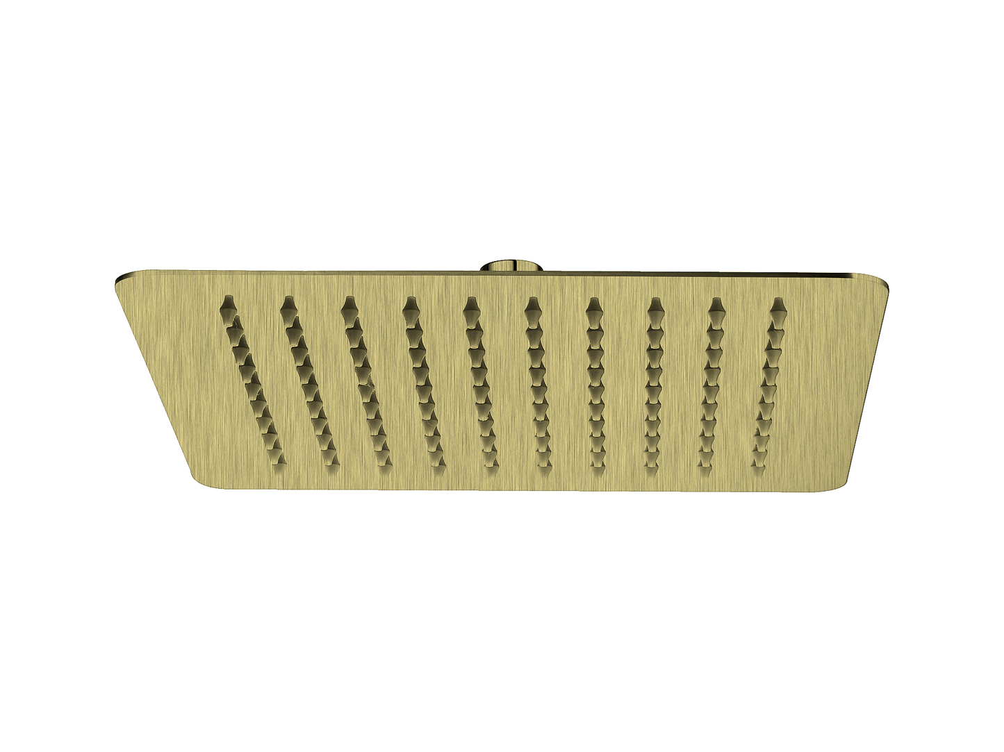 Aspen 250mm Stainless Steel Shower Head Brushed Gold