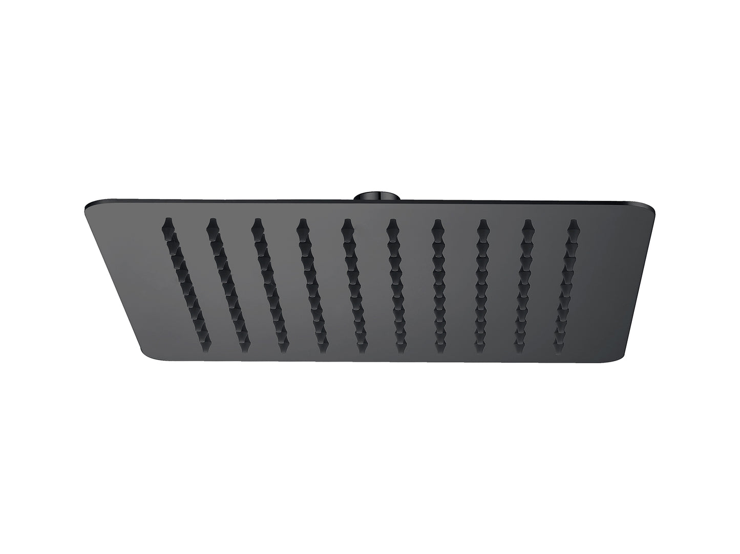 Aspen 250mm Stainless Steel Shower Head Matte Black