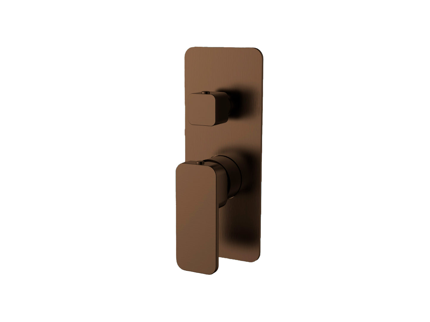 Aspen Wall Diverter Shower/Bath Mixer Brushed Copper