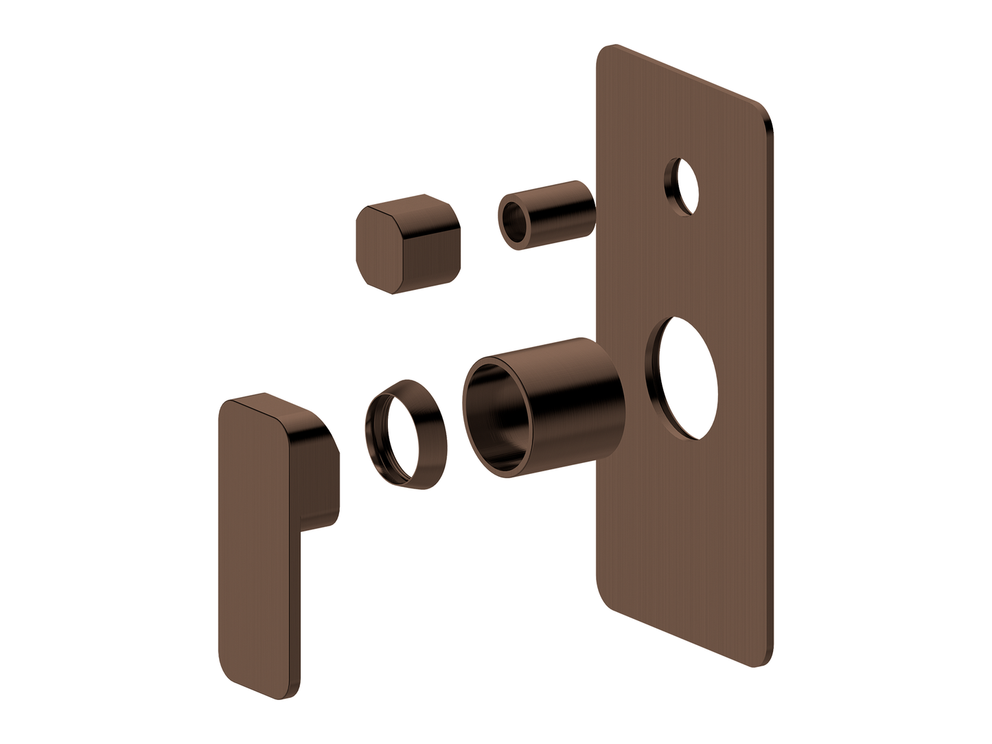 Aspen Wall Shower/Bath Diverter Mixer Trim Kit Only