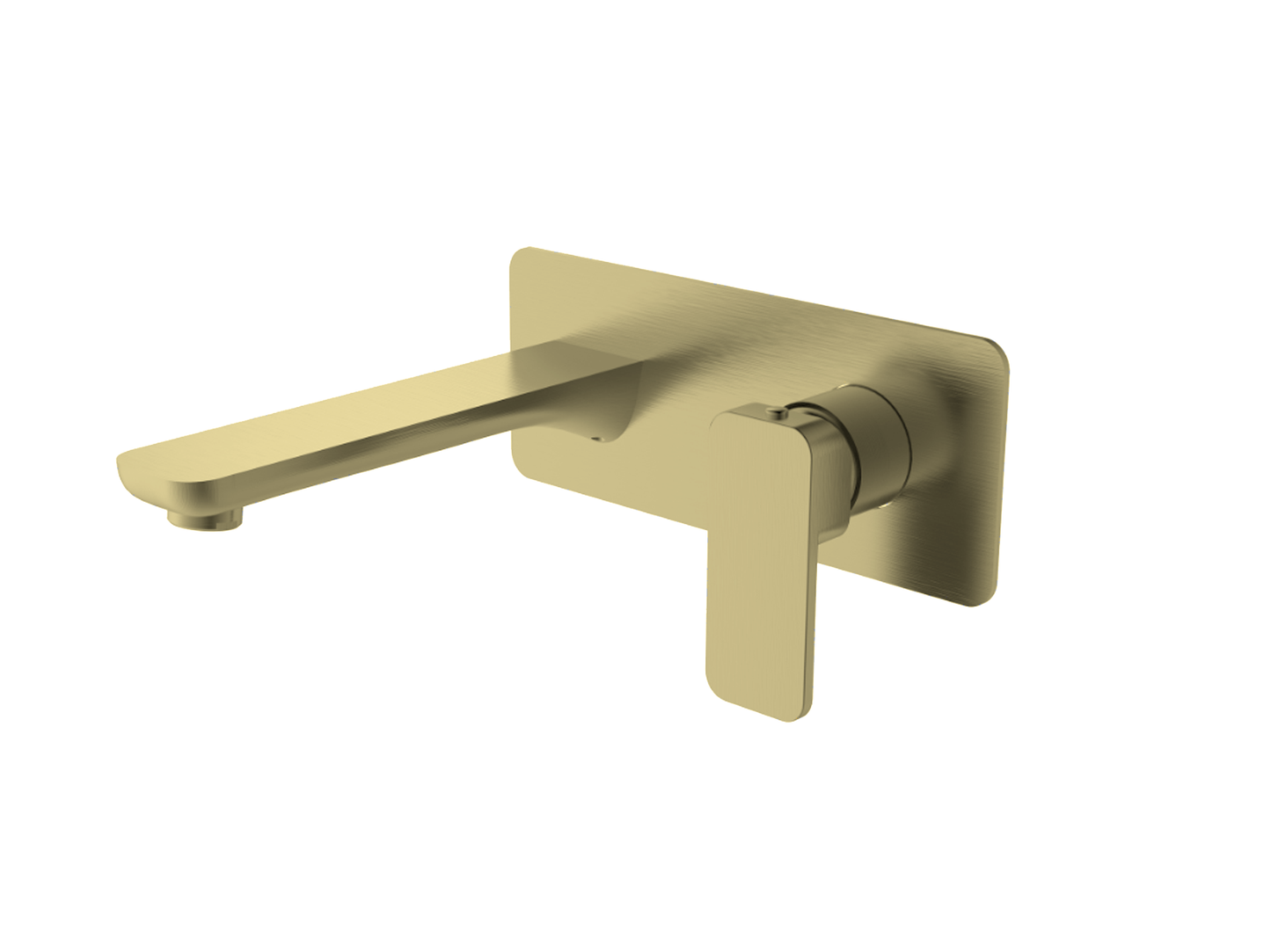 Aspen Wall Basin/Bath Mixer Brushed Gold