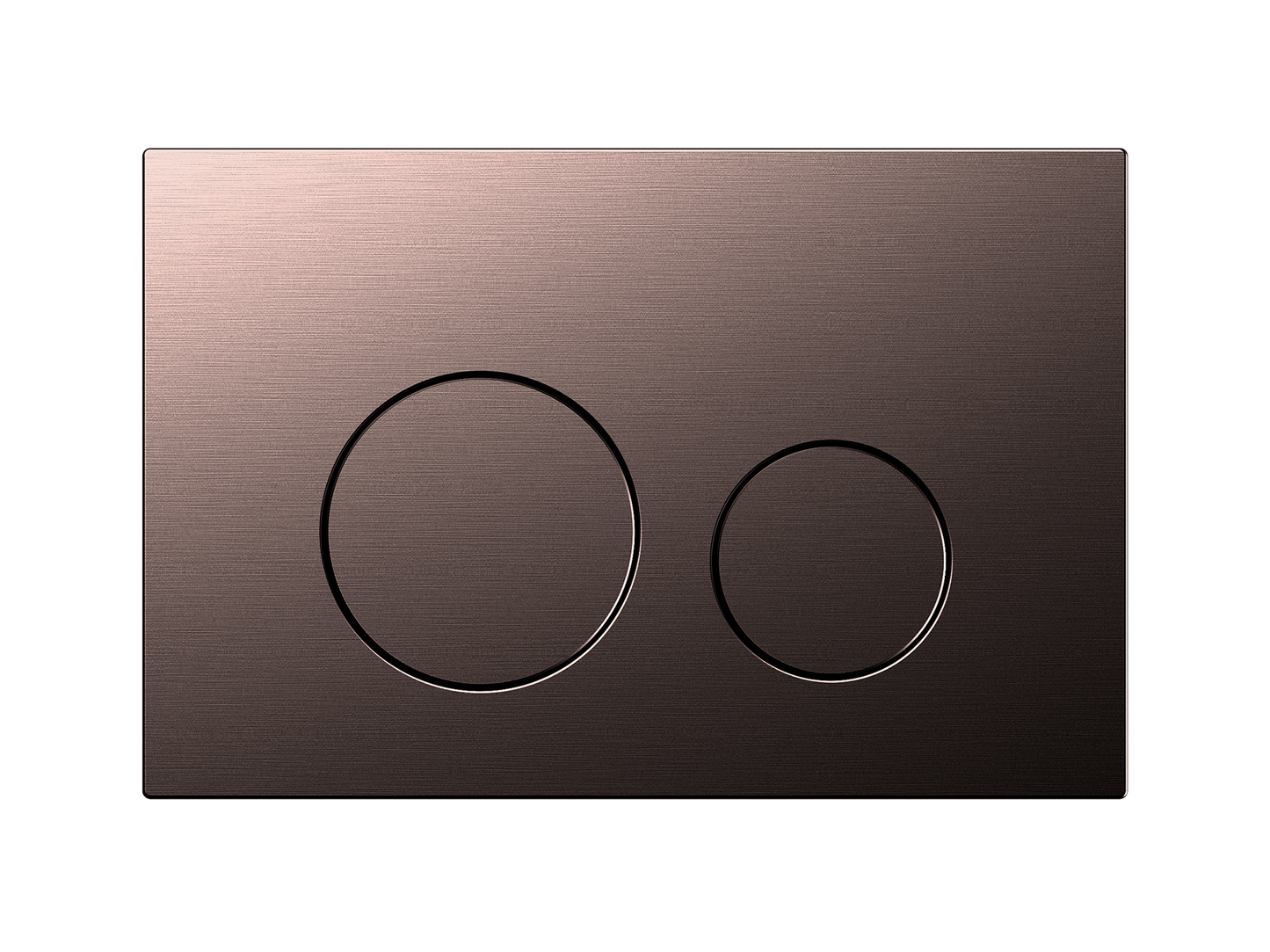 Dual Flush In-Wall Cistern Button Antique Copper