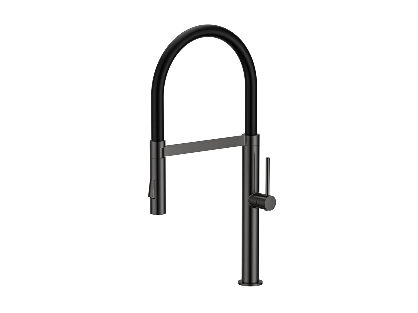 Freesia Pulldown Sink Mixer with Vegie Spray Gun Metal
