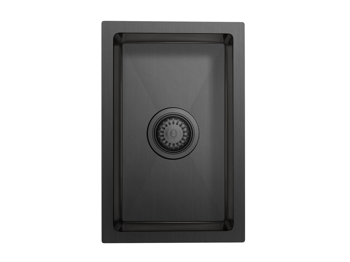 Hazel Single Bowl Sink 290 x 450 x 220mm Gun Metal Black