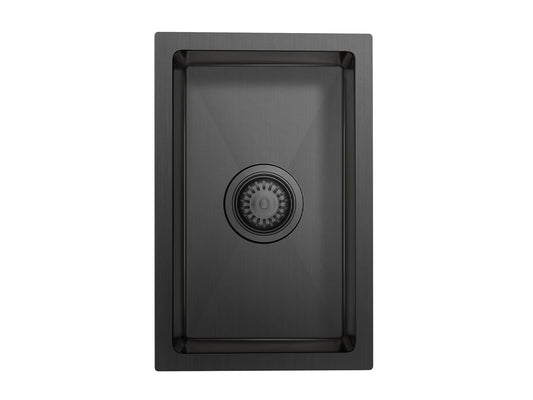 Hazel Single Bowl Sink 290 x 450 x 220mm Gun Metal Black
