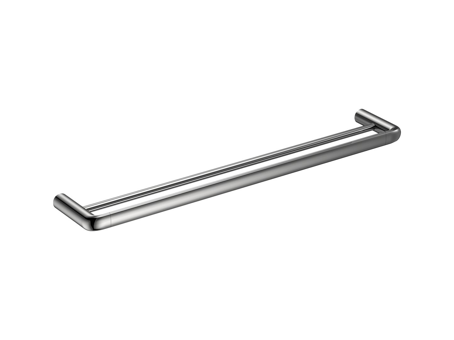 Lotus 600mm Double Towel Rail Chrome