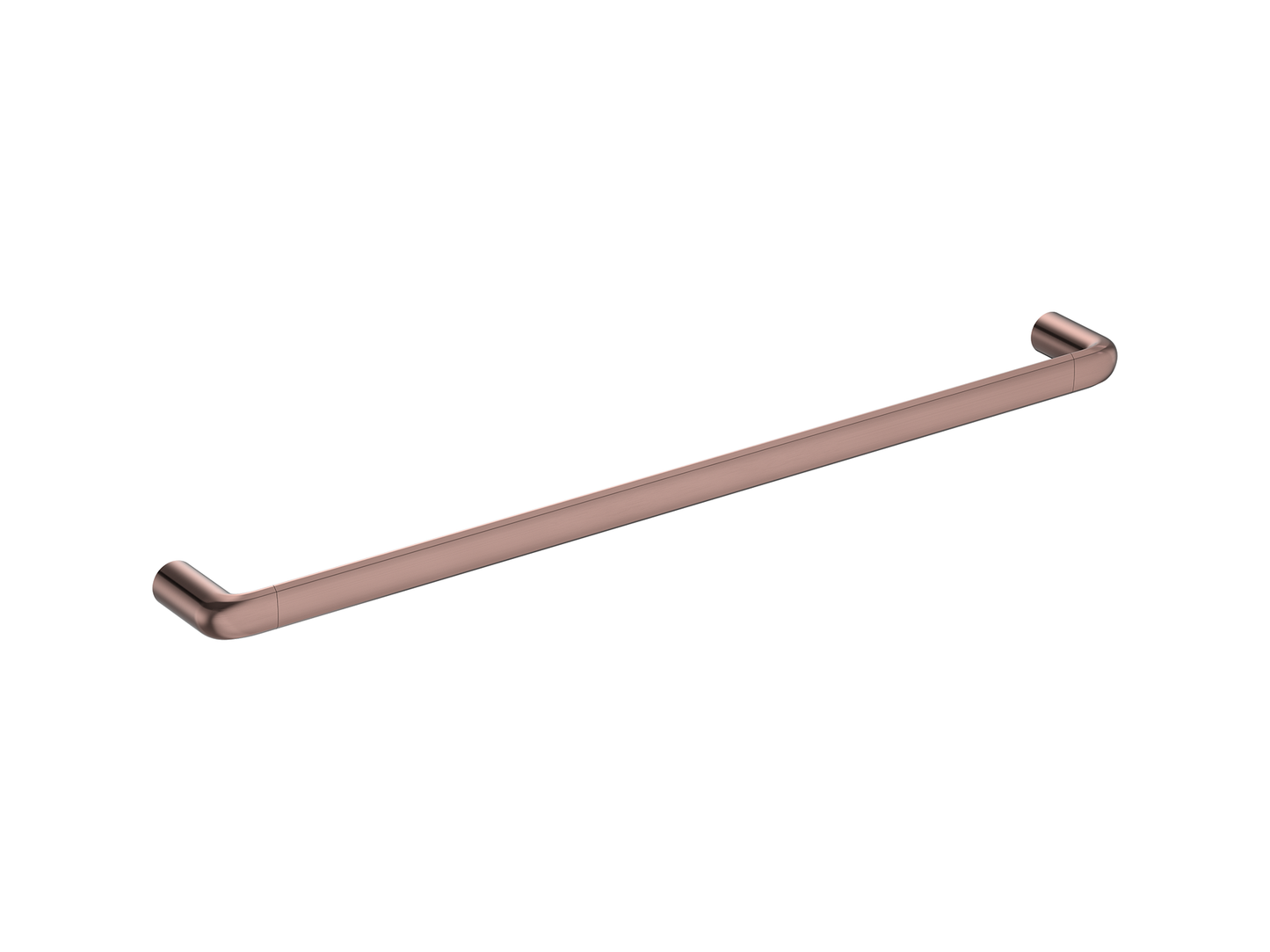 Lotus 600mm Single Towel Rail Antique Copper