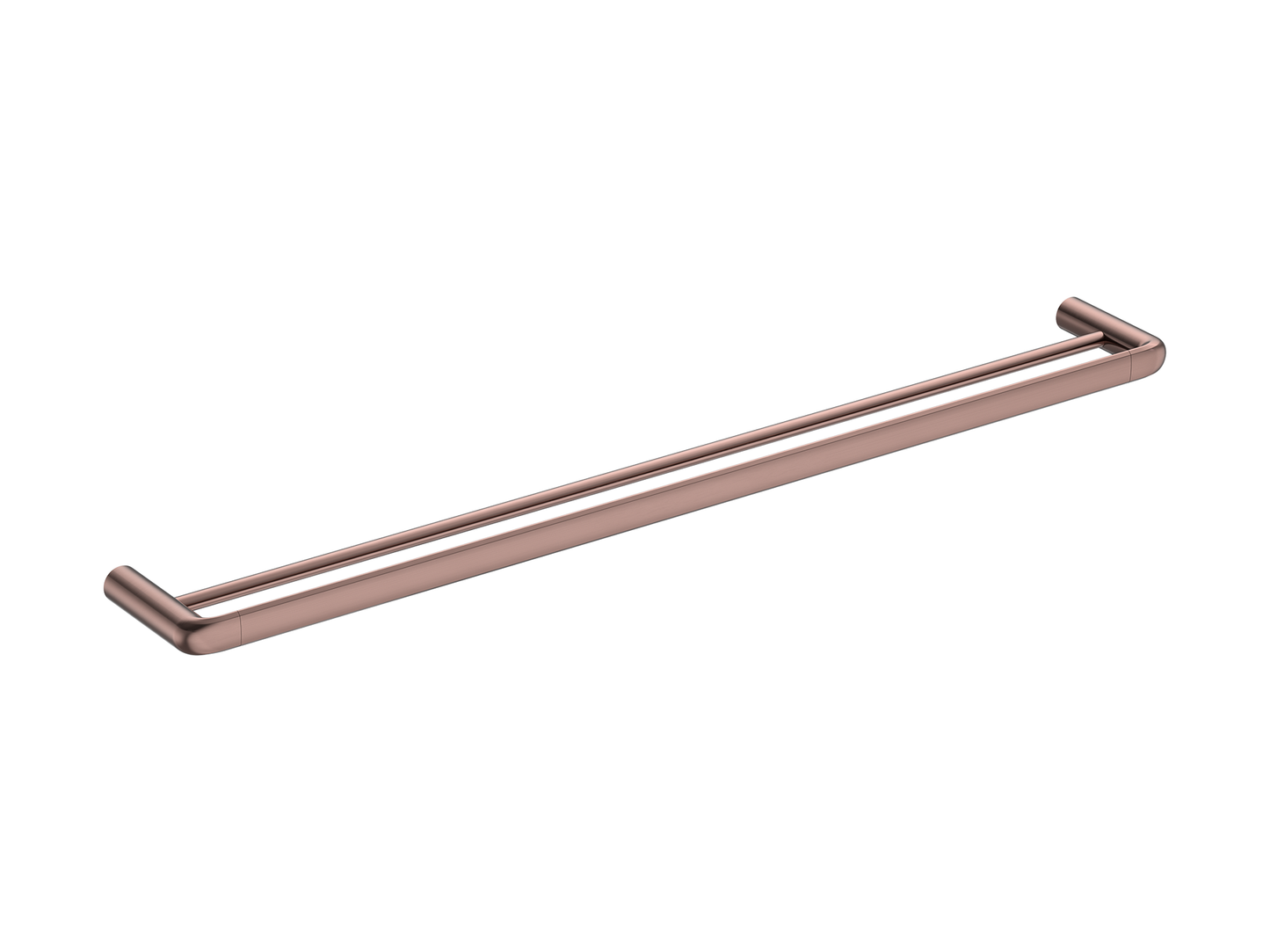 Lotus 800mm Double Towel Rail Antique Copper