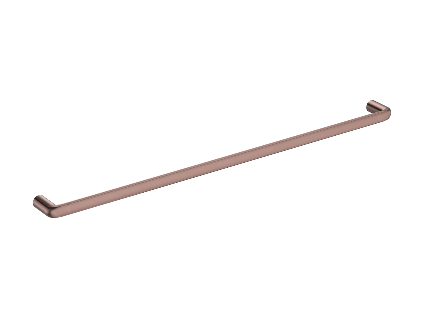 Lotus 800mm Single Towel Rail Antique Copper