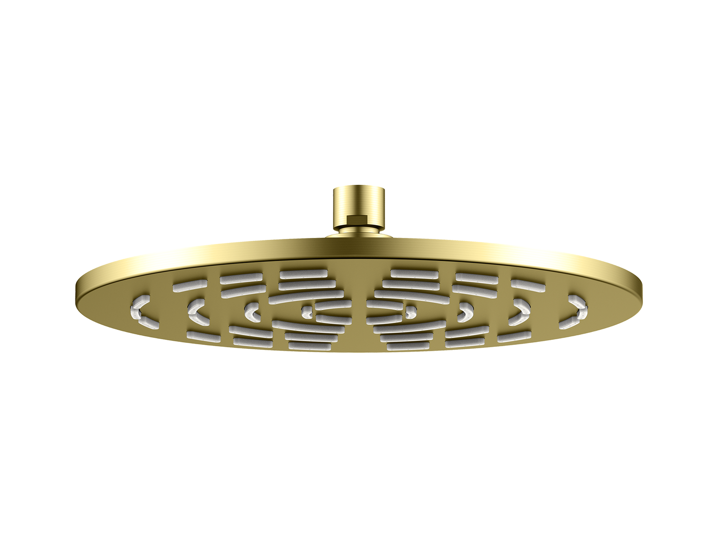 Lotus 250mm Stainless Steel Air Shower Head Brushed Gold