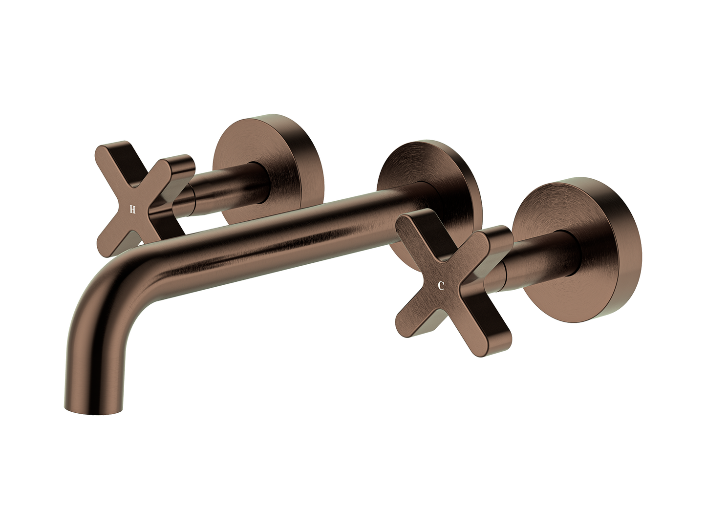 Lotus Basin/Bath Set Brushed Copper