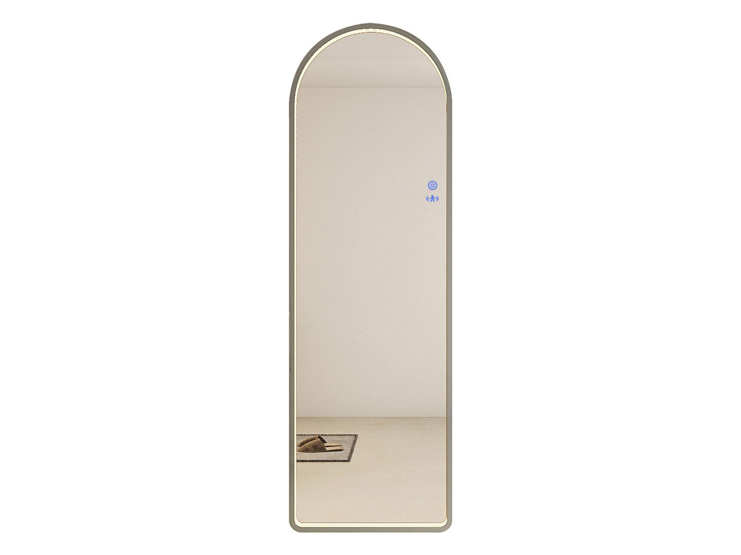 Lotus Framed LED Mirror