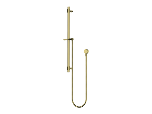 Lotus Shower Rail Brushed Gold (No Hand Shower)