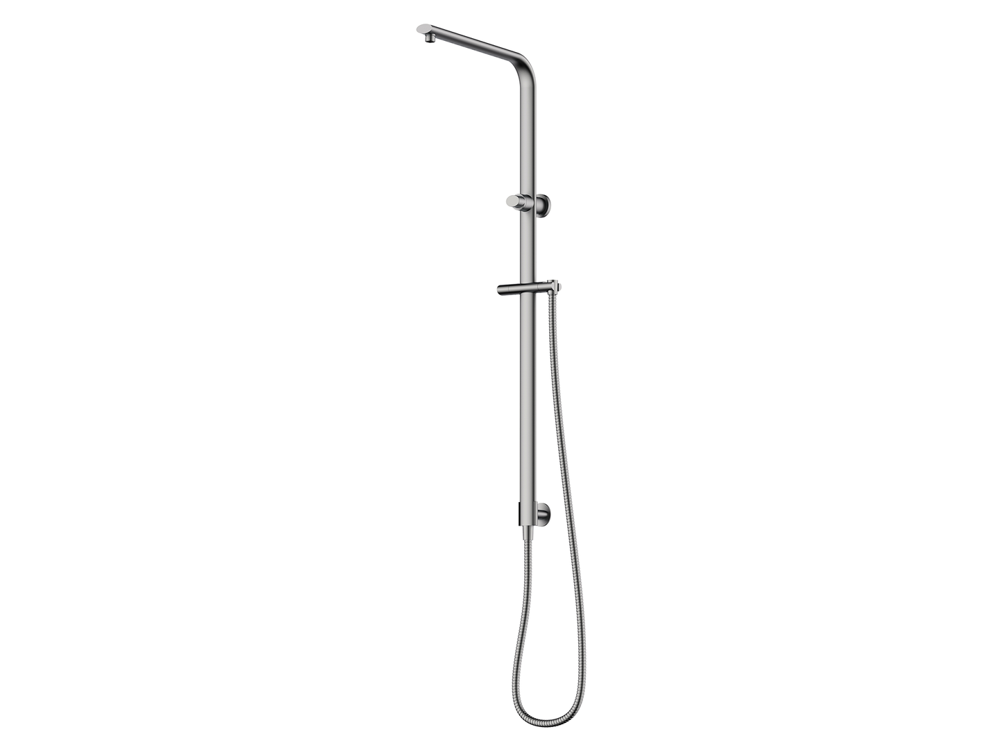 Lotus Twin Shower Brushed Nickel (No Overhead or Hand Held Shower)