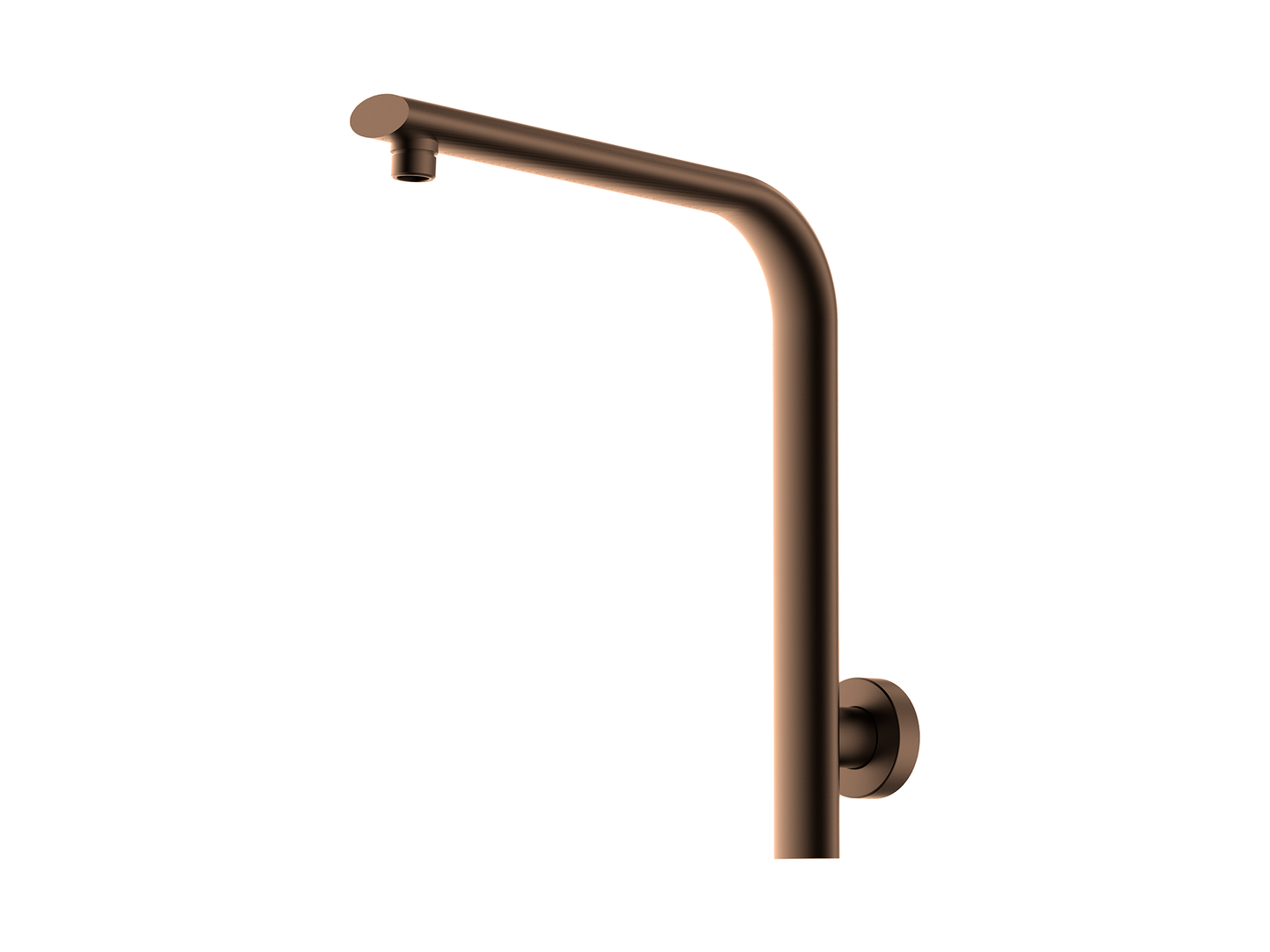 Lotus High Rise Wall Arm Brushed Copper