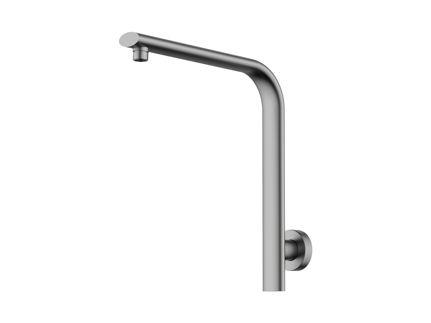Lotus High Rise Wall Arm Brushed Nickel
