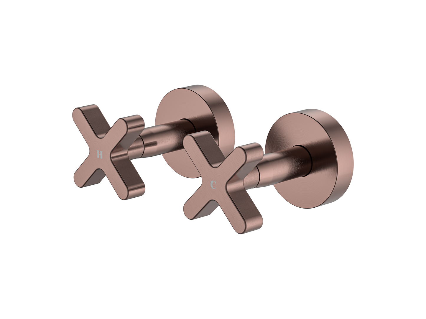 Lotus 1/4 Turn Wall Top Assemblies Antique Copper