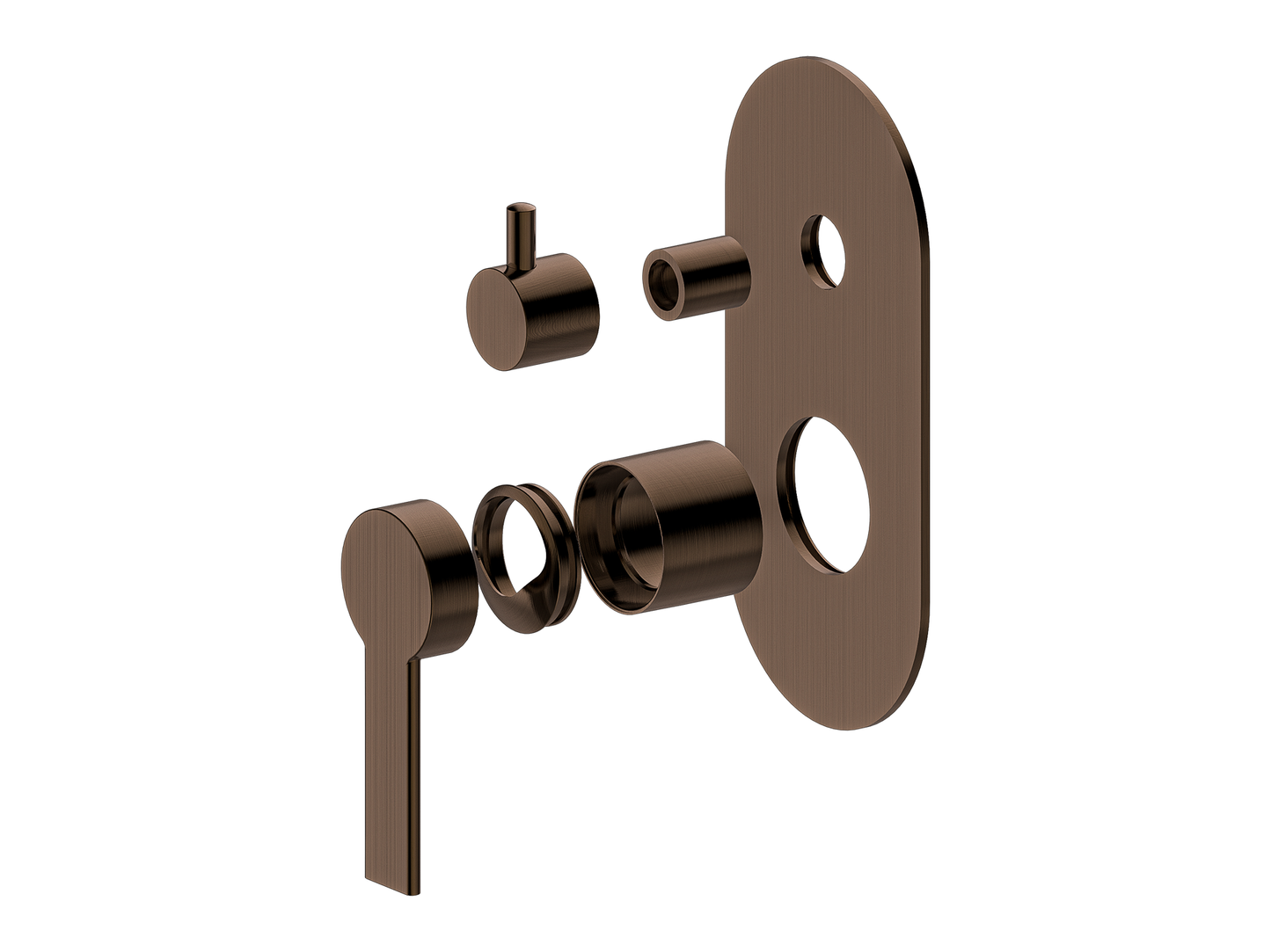 Lilly Pilly Wall Diverter Shower/Bath Mixer Trim Kit Only