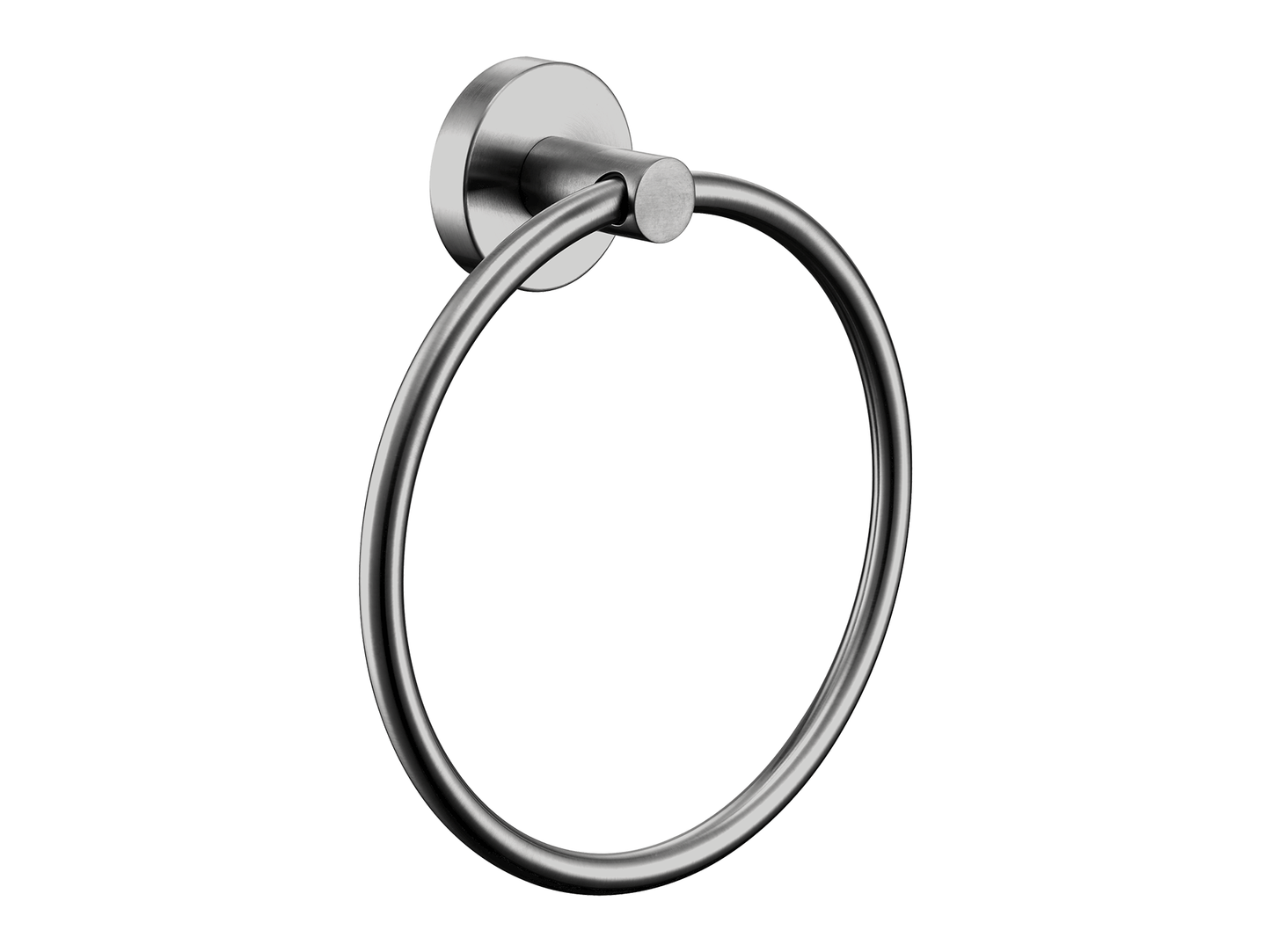 Maple Towel Ring Brushed Nickel