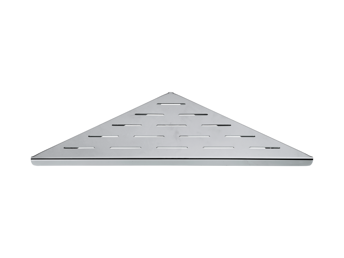 Maple Metal Corner Shelf Chrome