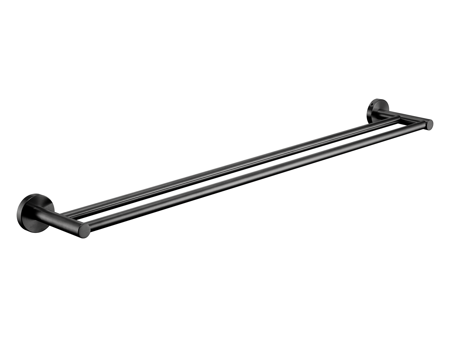 Maple 750mm Double Towel Rail Gun Metal