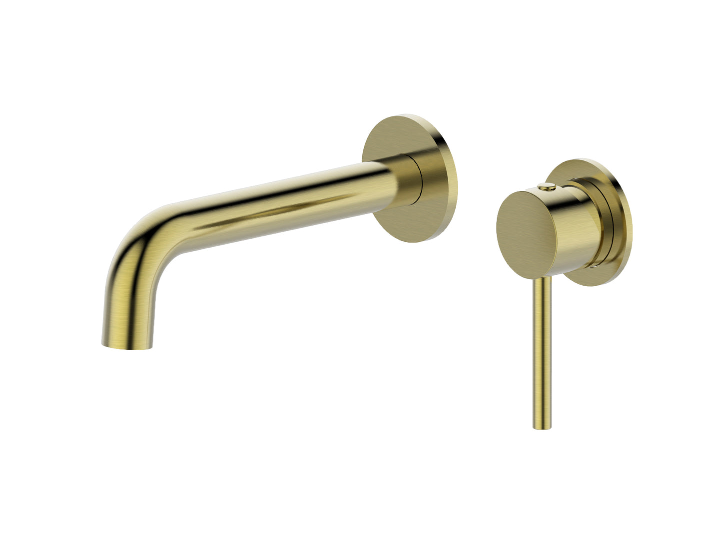 Maple Wall Basin/Bath Mixer Brushed Gold