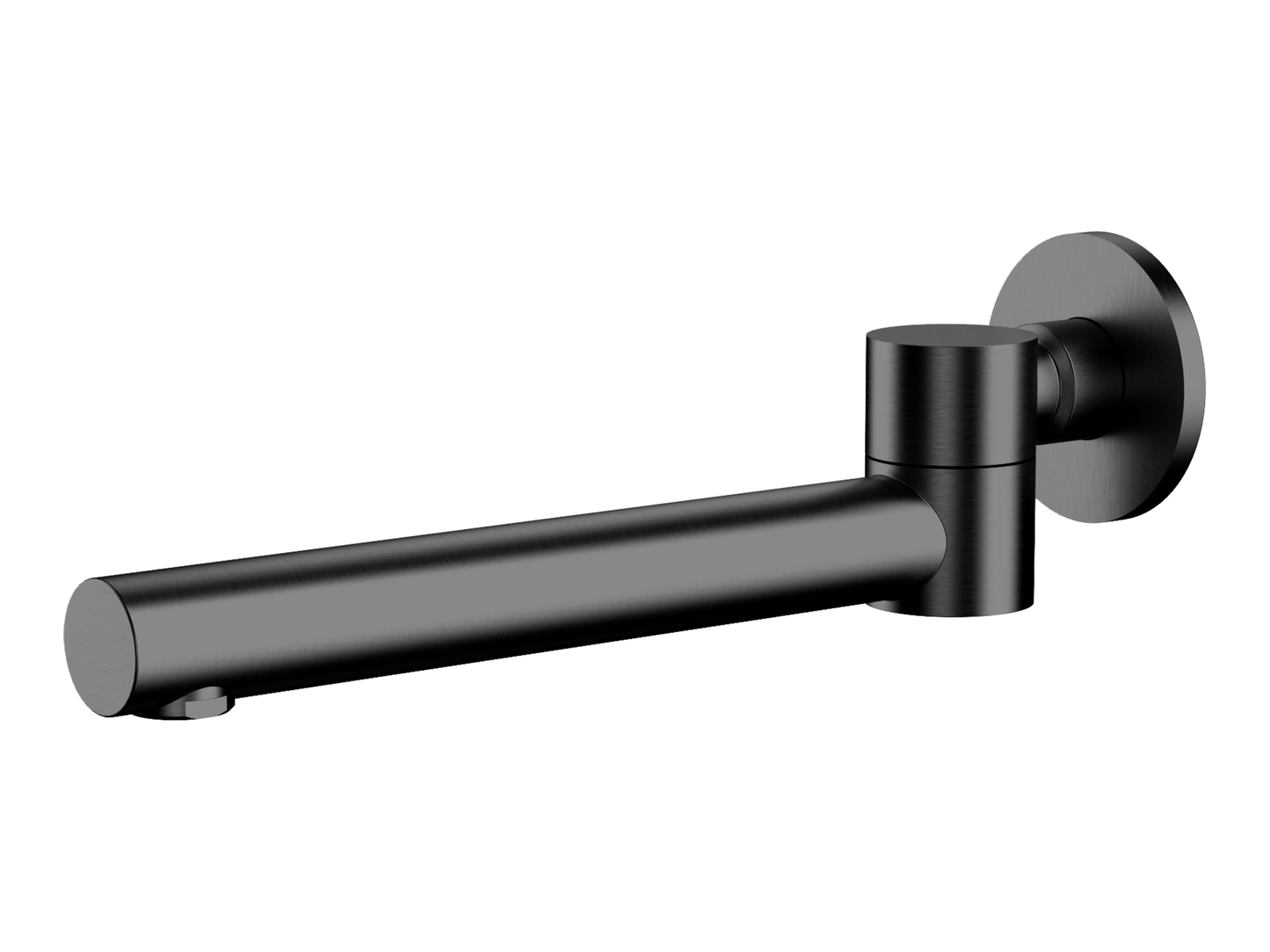 Maple Swivel Bath Spout Gun Metal