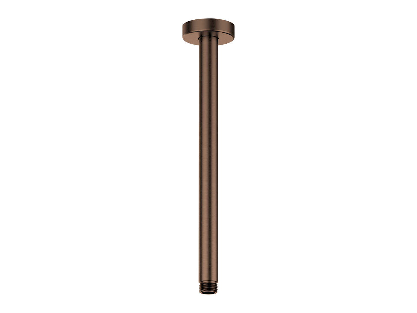Maple 300mm Ceiling Arm Brushed Copper
