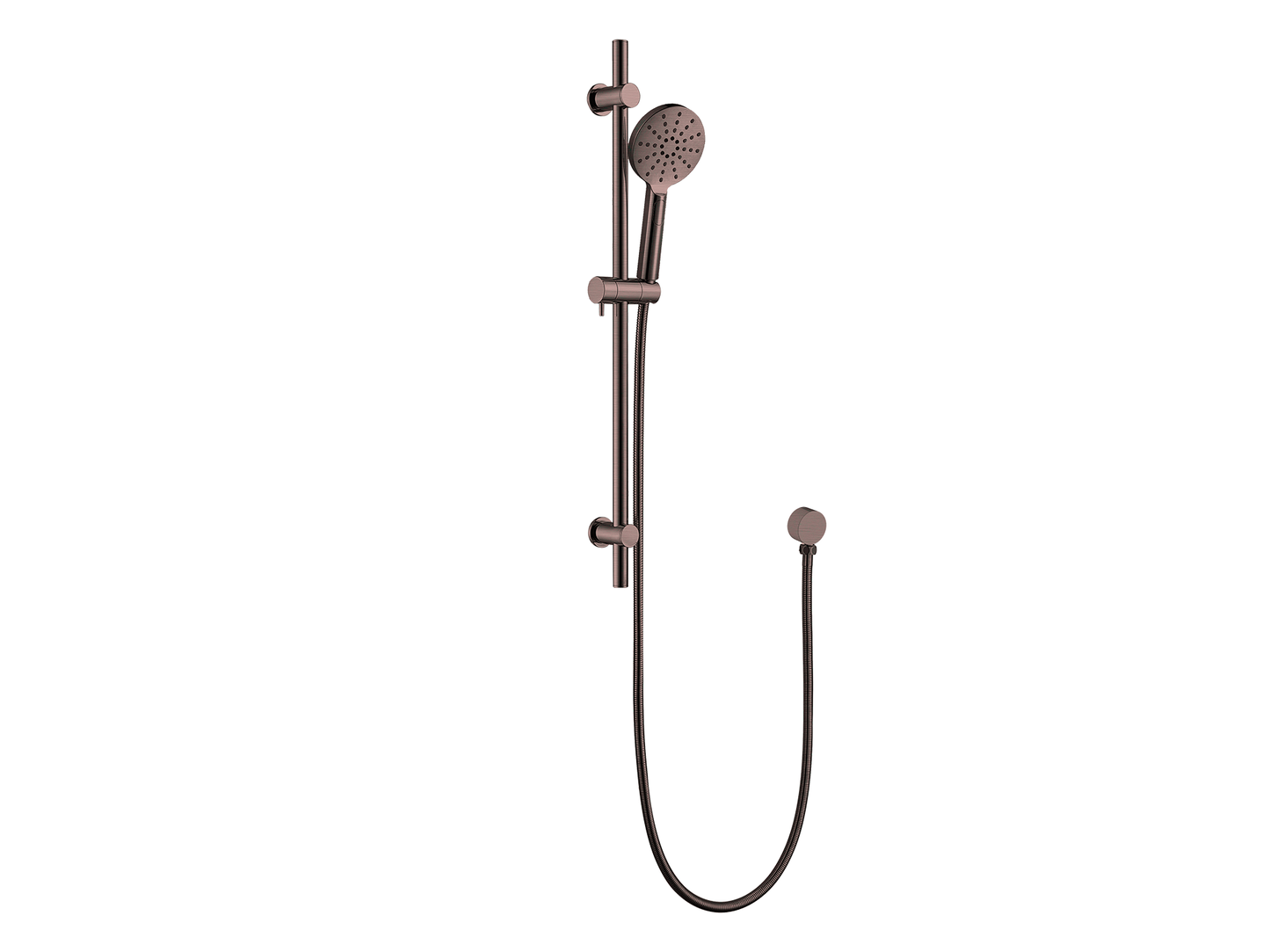 Maple Shower Rail II Antique Copper