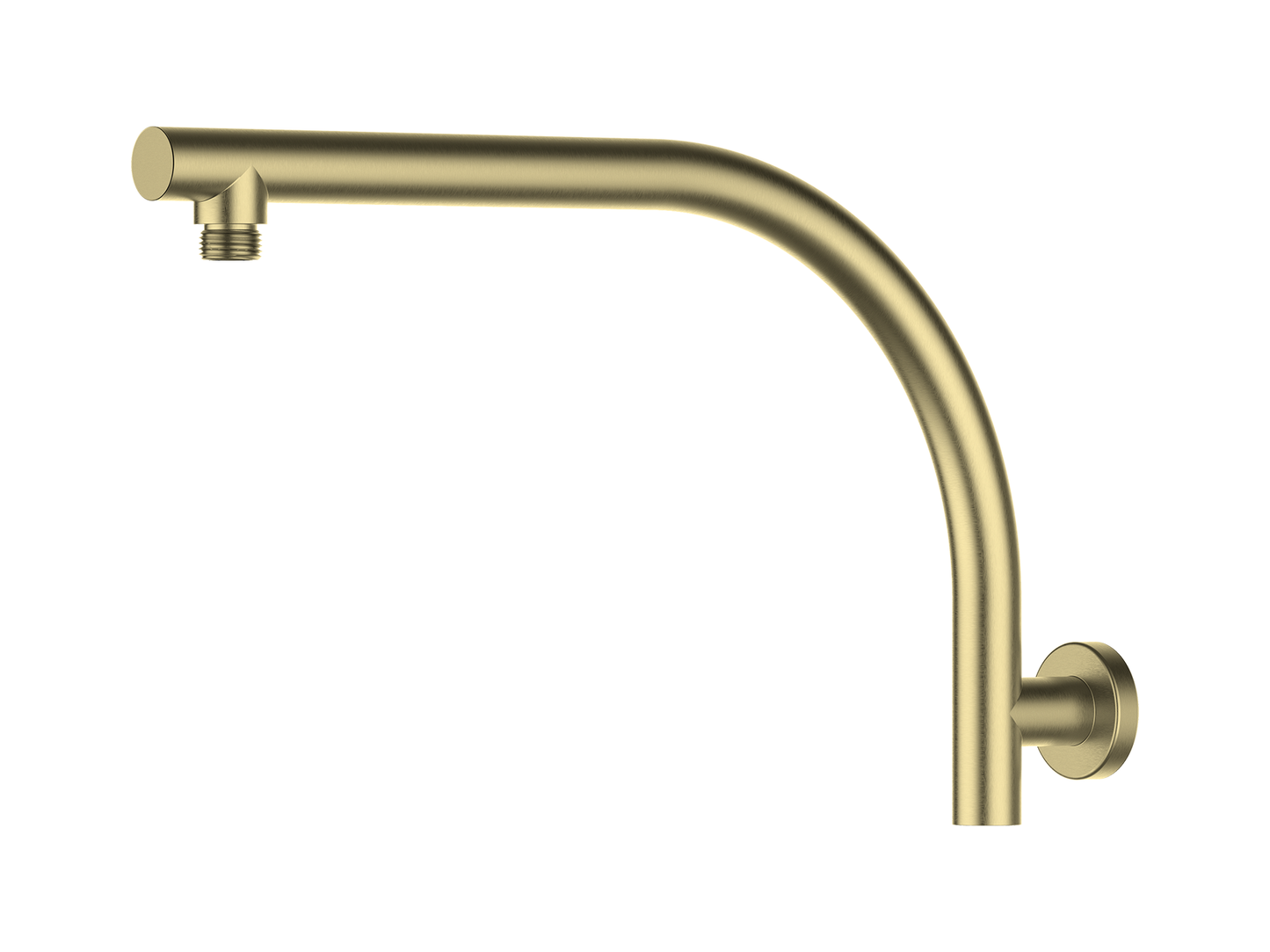 Maple Extra High Rise Wall Arm Brushed Gold