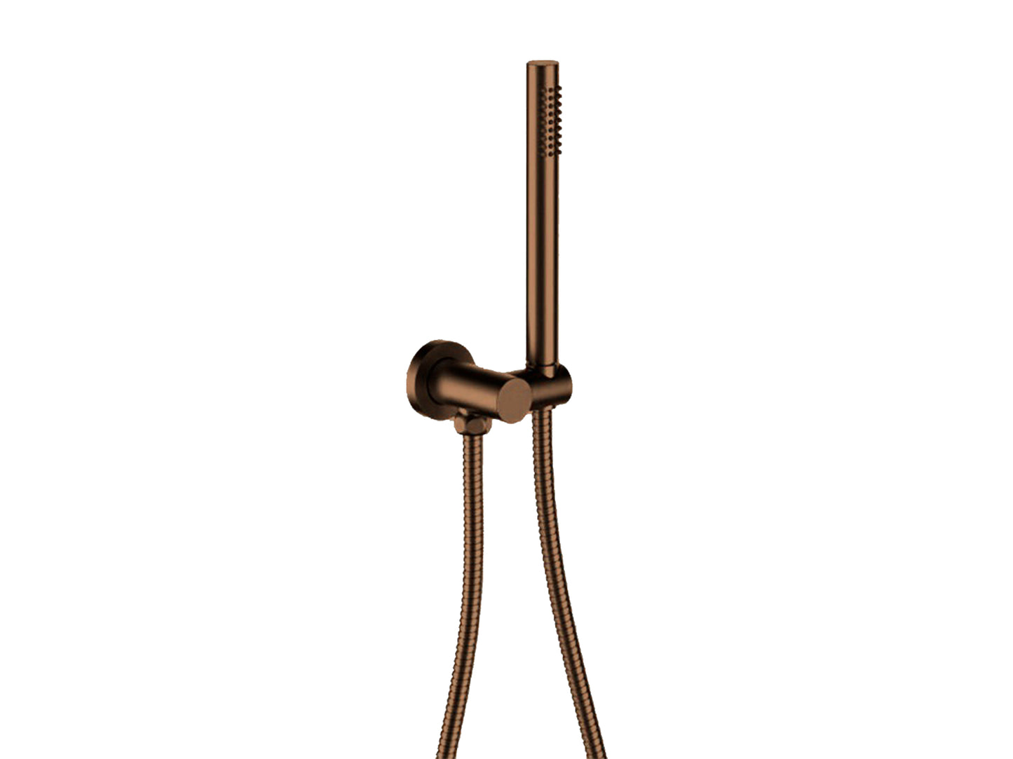 Maple Microphone Hand Shower with Bracket Brushed Copper