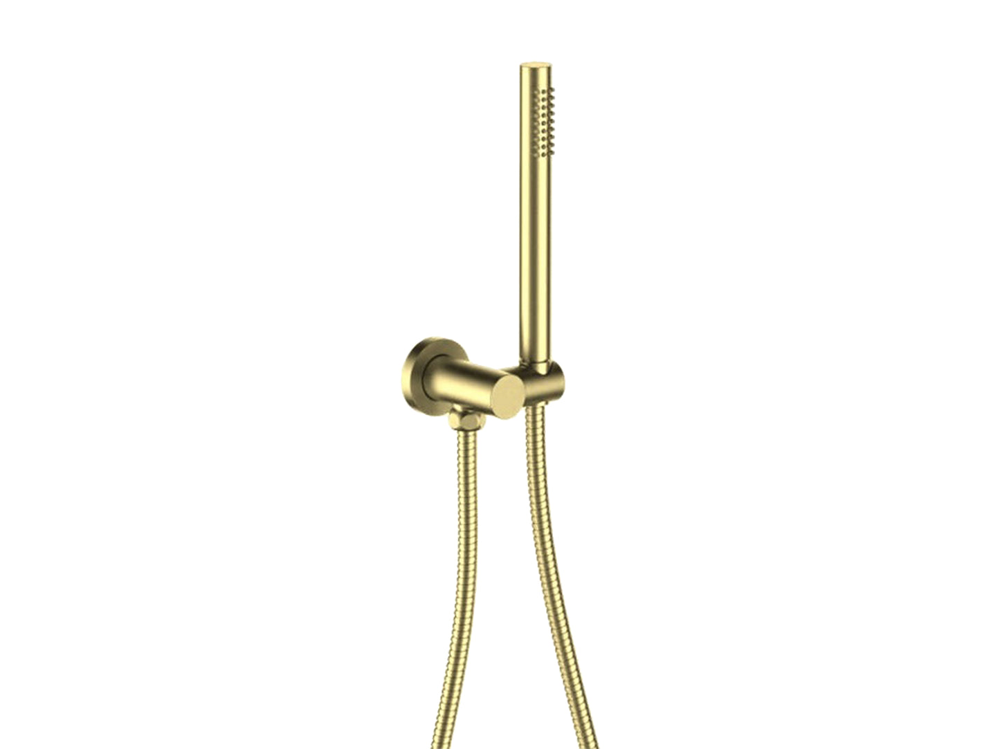 Maple Microphone Hand Shower with Bracket Brushed Gold