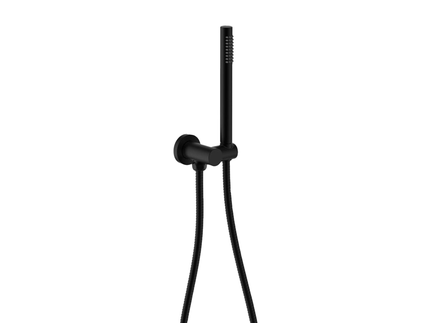 Maple Microphone Hand Shower with Bracket Matte Black