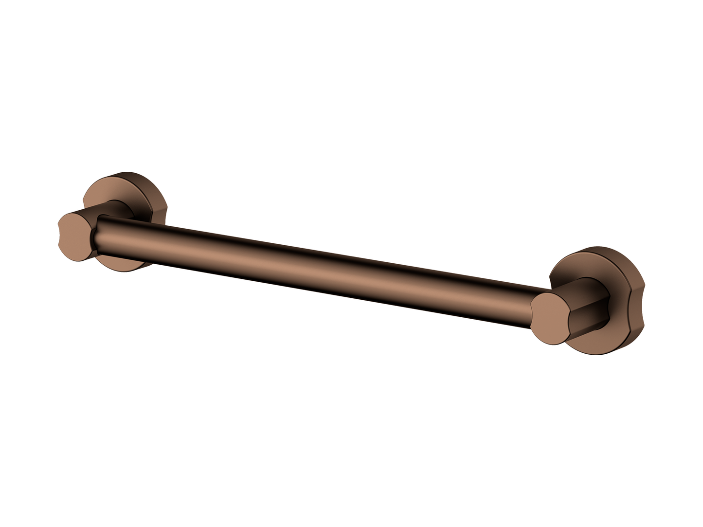 Poppy 32mm Care 450mm Grab Rail Brushed Copper
