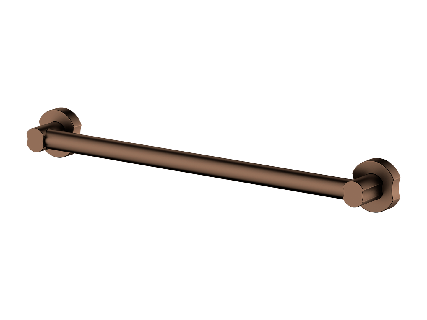 Poppy 32mm Care 600mm Grab Rail Brushed Copper