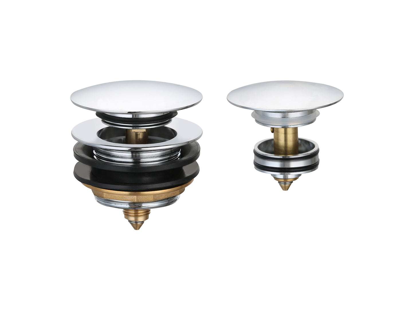 40mm Bath Pop-Up No Overflow Mushroom Waste Chrome