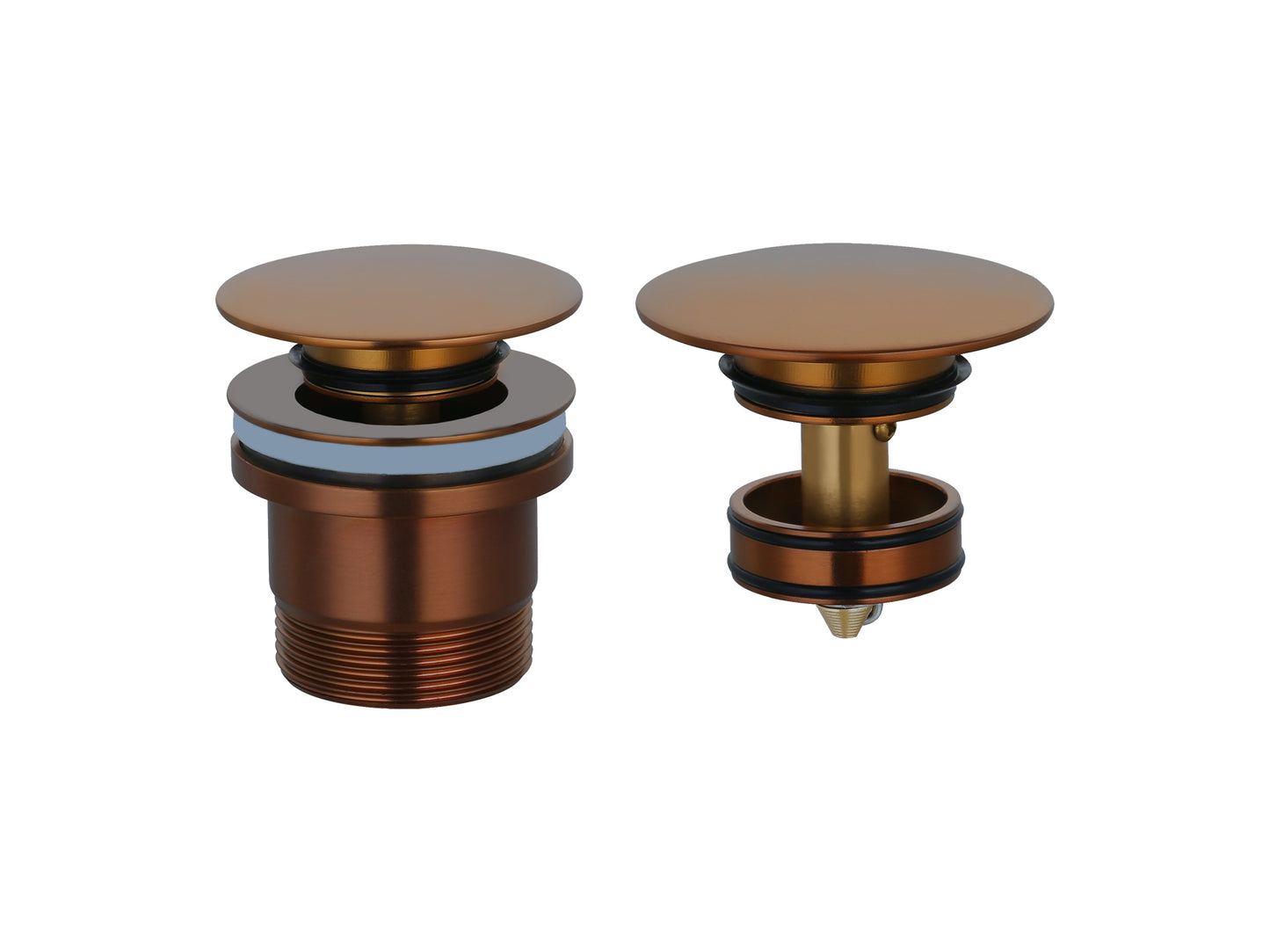 32/40mm Universal Pop-Up Mushroom Waste Brushed Copper