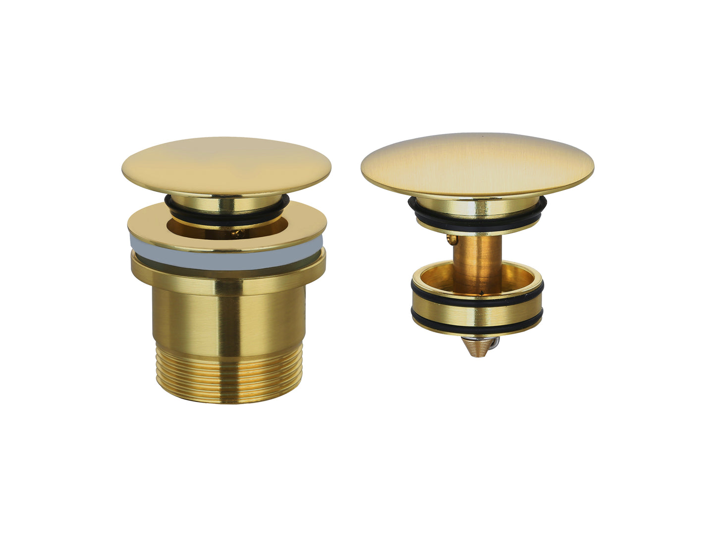 32/40mm Universal Pop-Up Mushroom Waste Brushed Gold