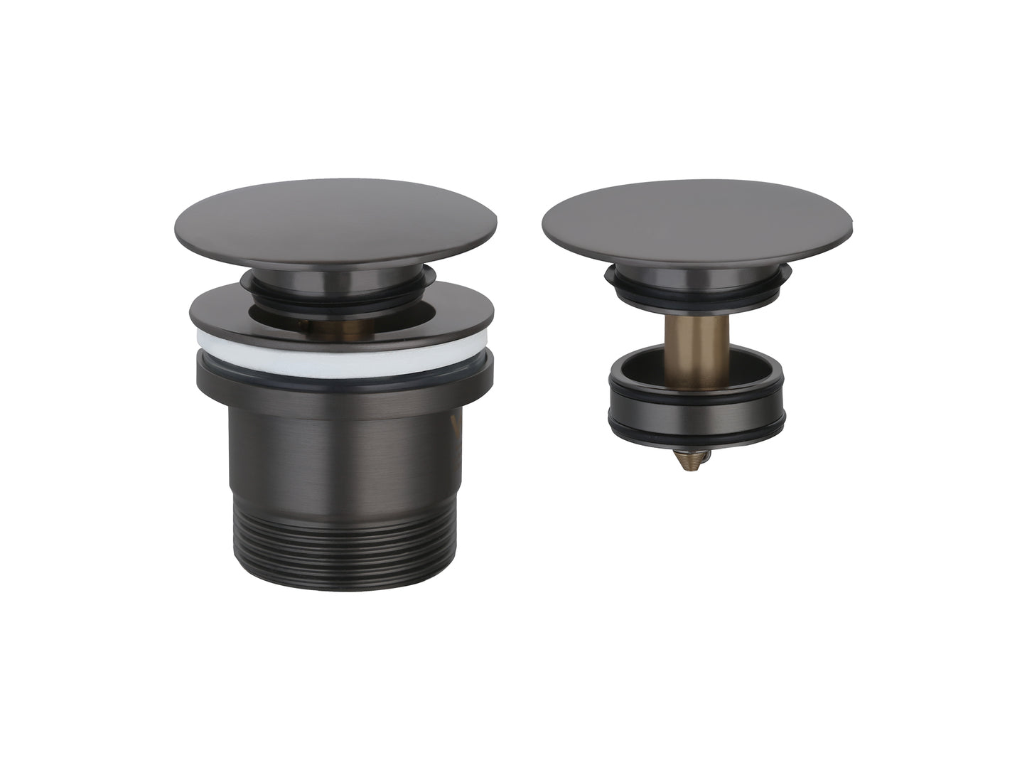 32/40mm Universal Pop-Up Mushroom Waste Gun Metal