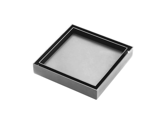 120 x 120mm SS316 Tile Insert Floor Grate Raw