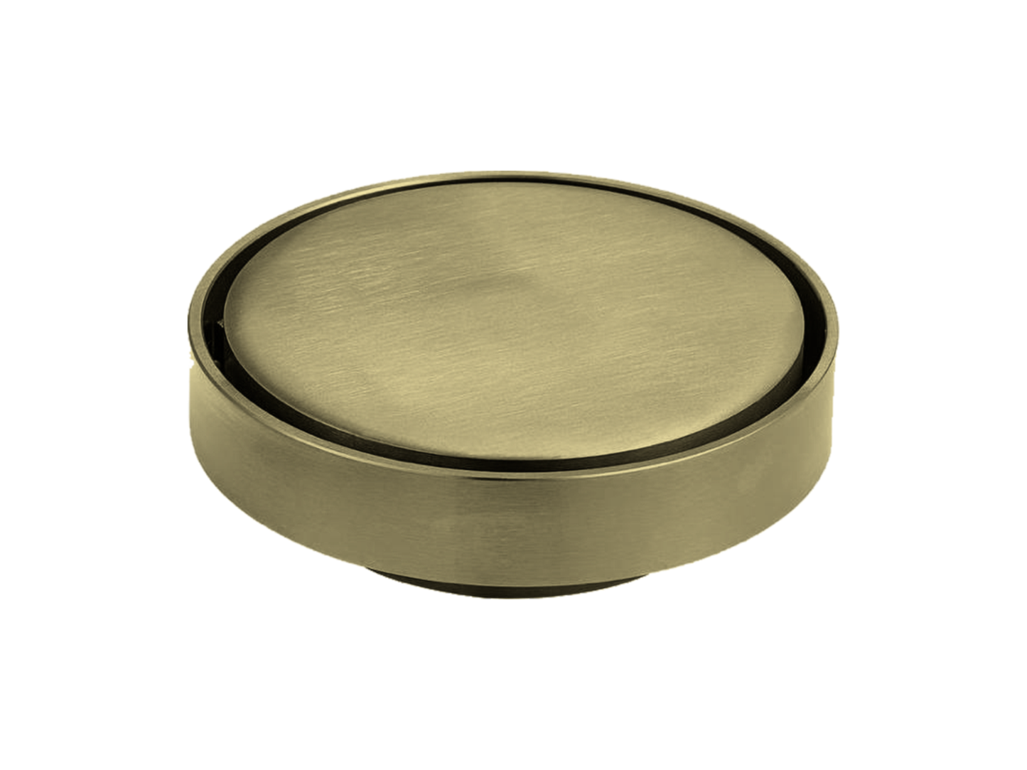 Allium Ø113mm Round Stainless Steel Tile Insert Brushed Gold