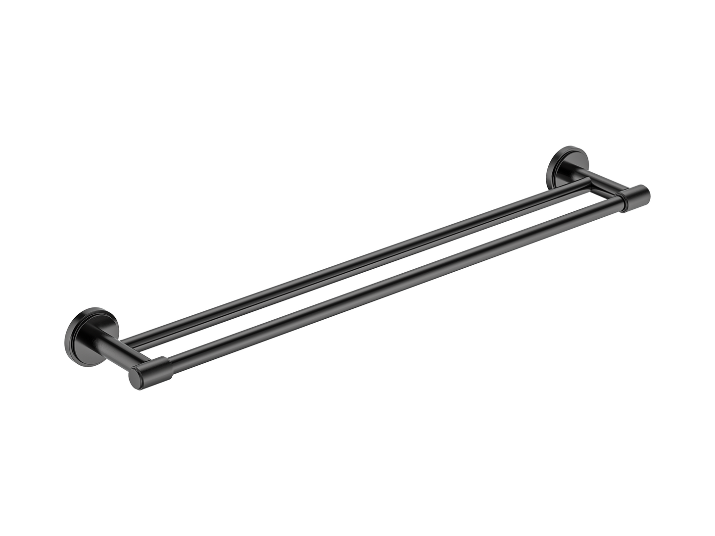 Wollemi 600mm Double Towel Rail Matte Black